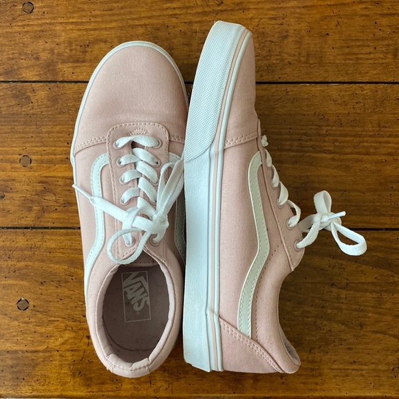 Vans Shoes Womens Vans Ward Skate Shoes Light Pink Poshmark